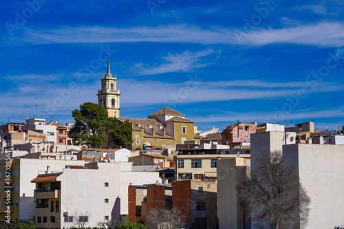 The little village of Abaran in valley ricote, Murcia region, Spain