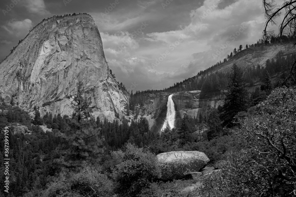 Nevada Waterfall Yosemite National Park