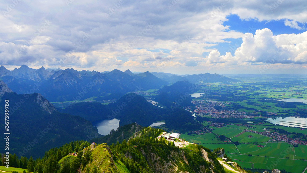 Füssen, Deutschland: Allgäuer Hochalpen um den Königswinkel Füssen, Deutschland: Allgäuer Hochalpen um den Königswinkel