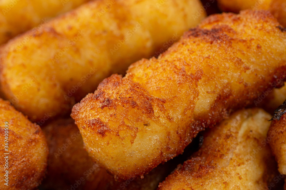 crispy flour fingers stuffed with cheese crispy flour fingers stuffed with cheese