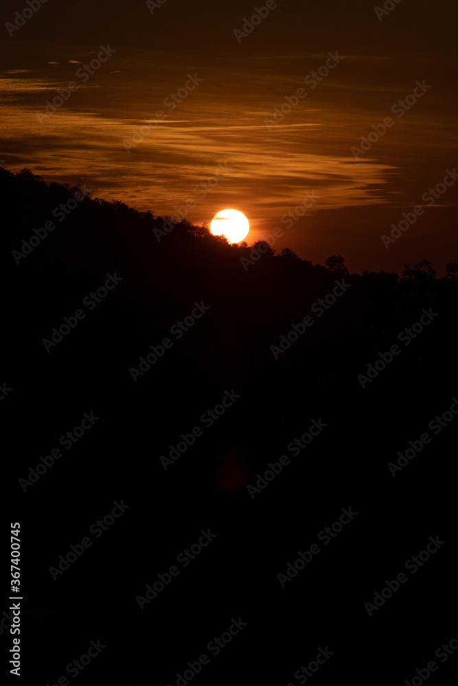 Fototapeta premium por do sol