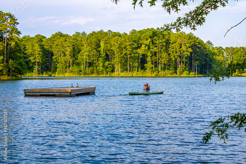 A solo trip on the canoe