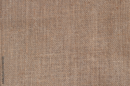Burlap background, texture, natural sackcloth, pattern for backdrop