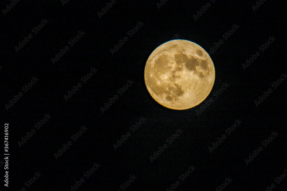 Fototapeta premium Close Up Of A Full Moon
