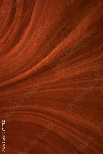 Patterns and lines in a slot canyon in Utah