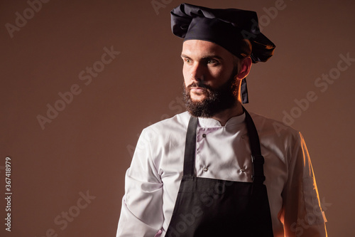 Portrait of the chef. A man...