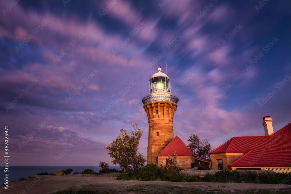 Sunset over Barrenjoey Lighthouse