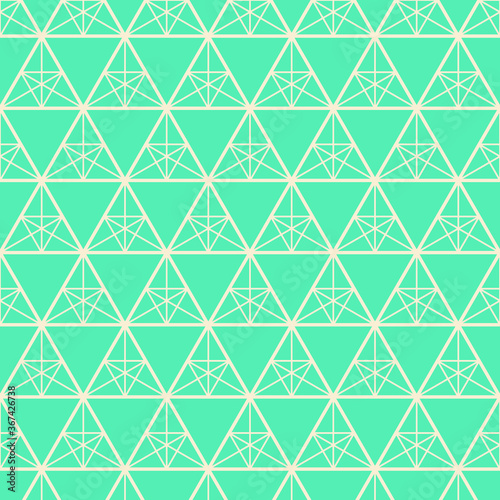 Simple triangle pattern, vector background.