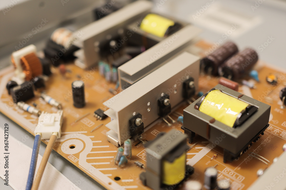 Fototapeta premium electronic circuit board