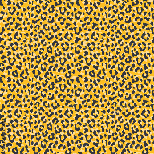 yellow leopard abstract geometric seamless pattern print design