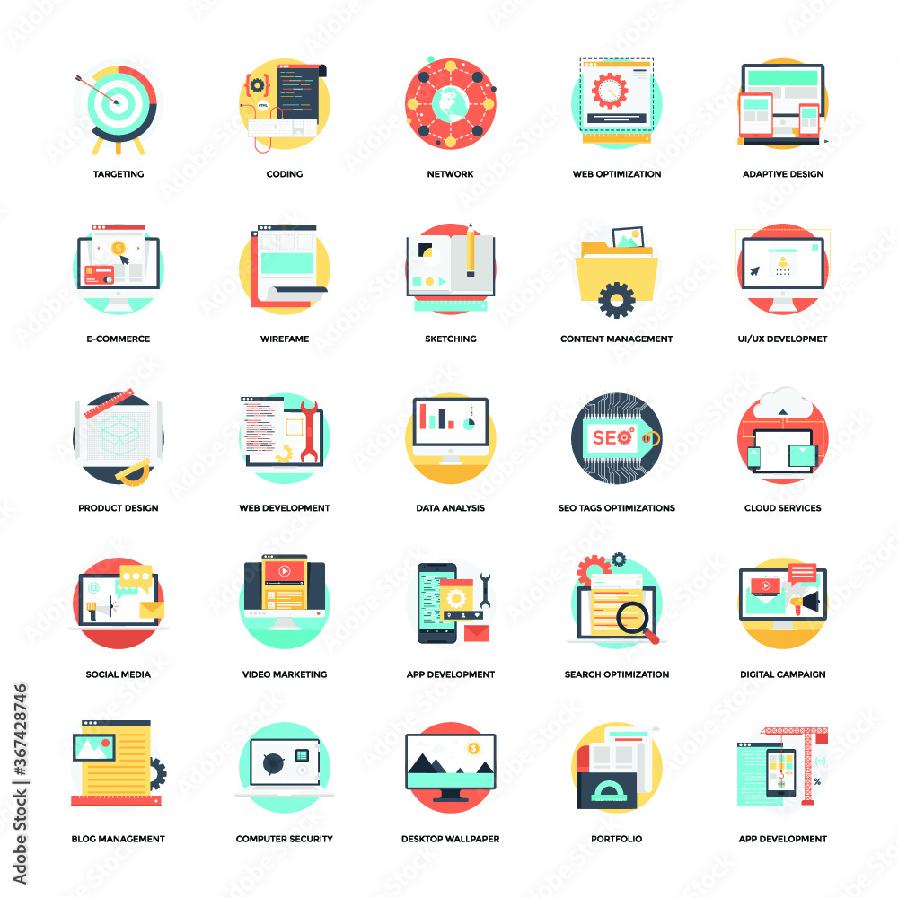 Seo and Development Vector Icon Seo and Development Vector Icon