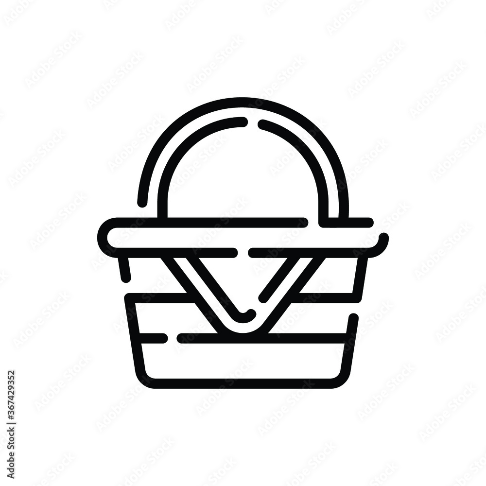 Picnic Basket Icon Logo Vector Isolated. Autumn Icon Set. Editable Stroke and Pixel Perfect. Picnic Basket Icon Logo Vector Isolated. Autumn Icon Set. Editable Stroke and Pixel Perfect.
