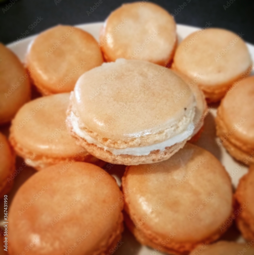 macaroons on a plate macaroons on a plate
