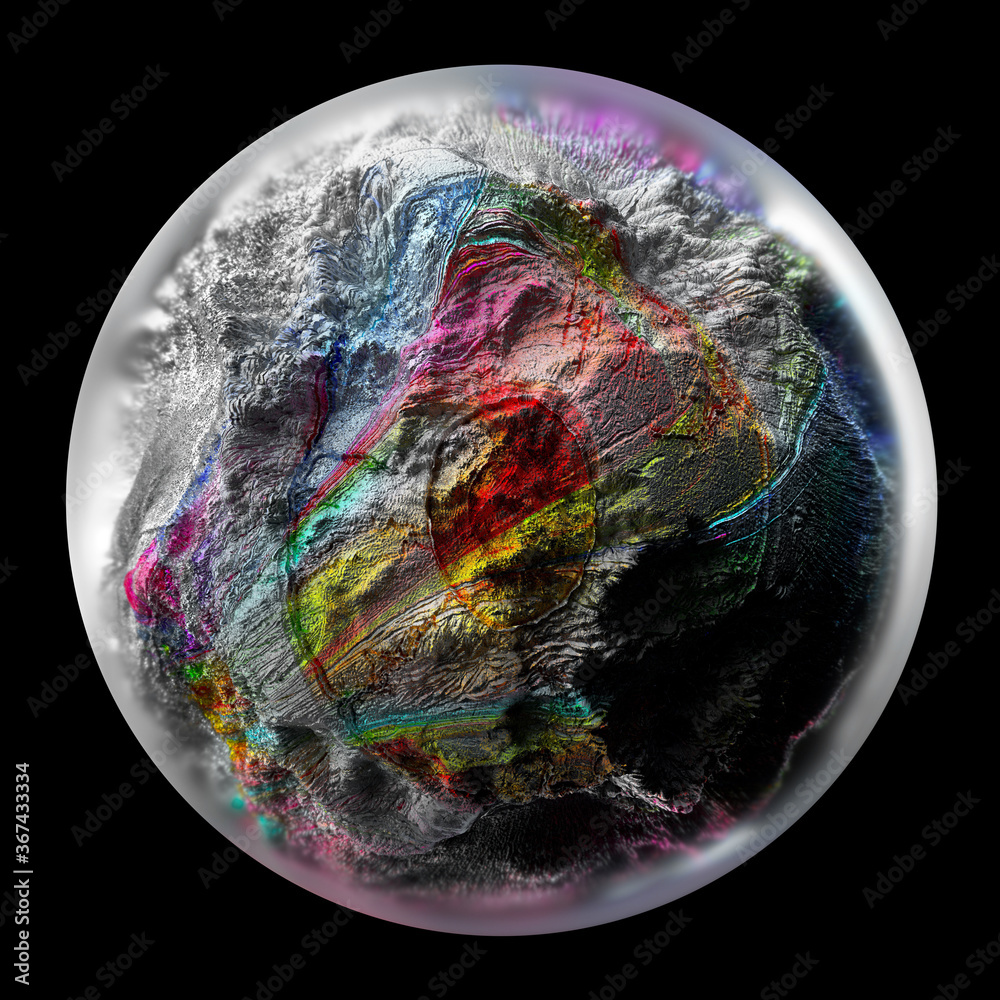Rainbow Of Colors In The Solar System Planet Order