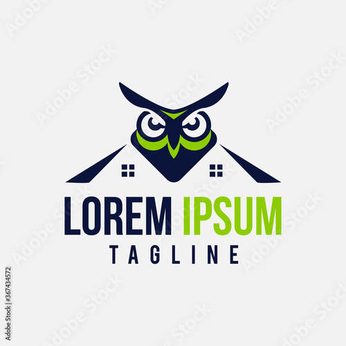 Simple and unique design owl