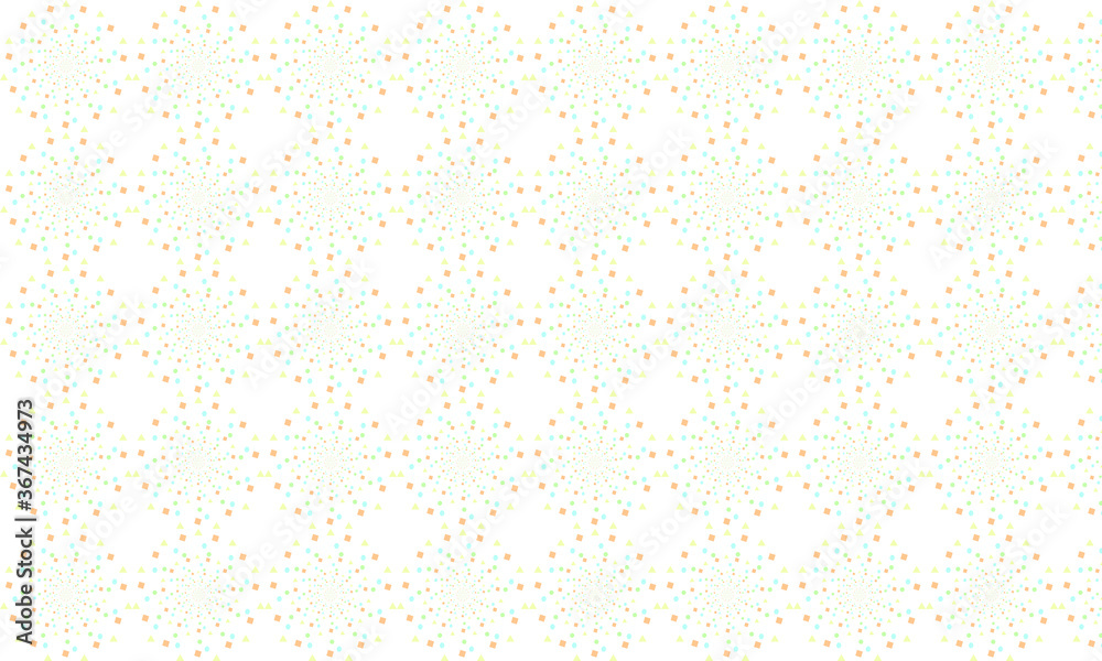 Seamless Childrens Pattern with Shapes- Textile - Background - Wallpaper