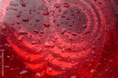 raindrops on the lamp