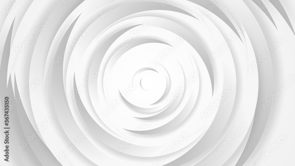 White gray circles abstract background.3D illustration with paper cut style. White gray circles abstract background.3D illustration with paper cut style.