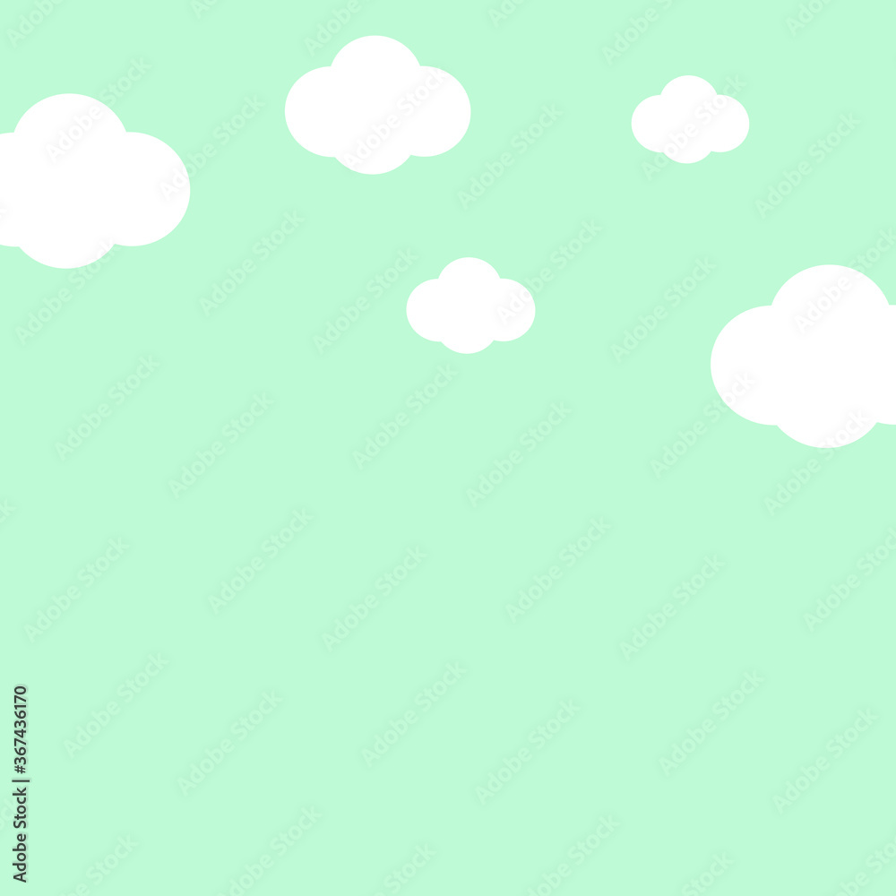 Sky background with clouds. Vector illustration Sky background with clouds. Vector illustration