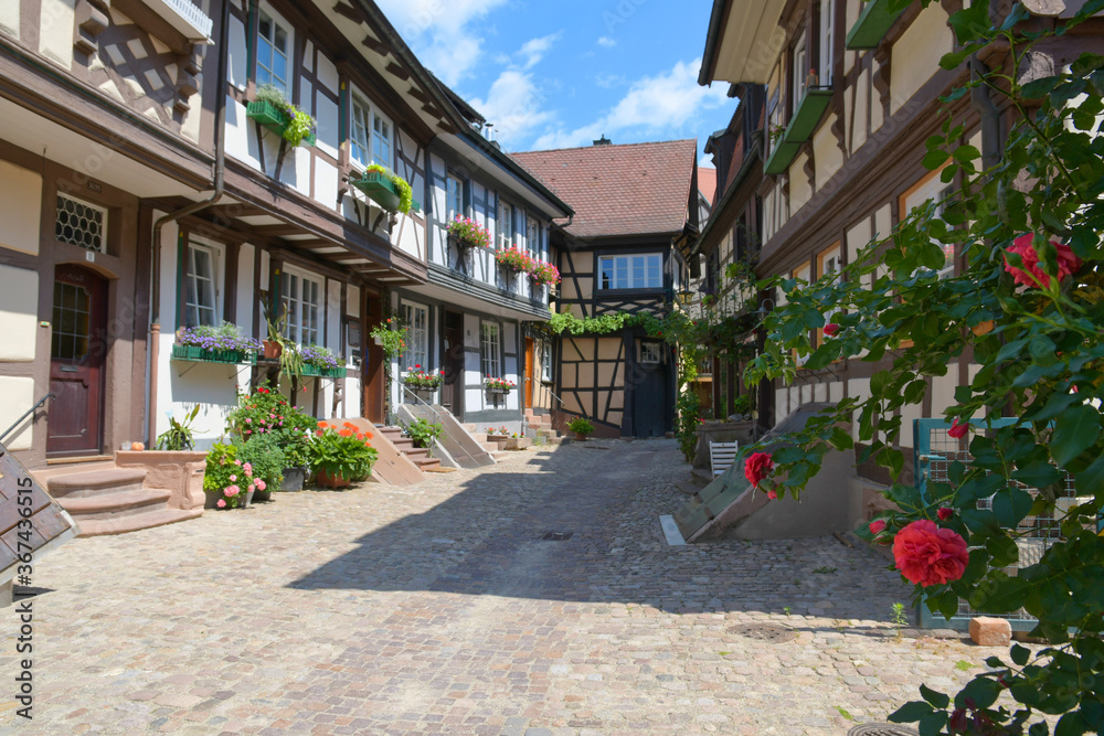 Naklejka premium Fachwerkstadt Gengenbach im Schwarzwald
