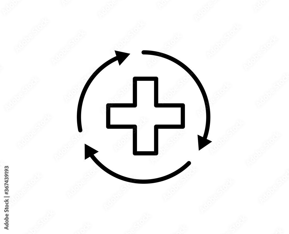 Fototapeta premium Medical line icon