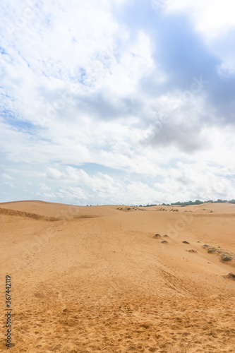Red Sand Dunes, also known as Golden Sand Dunes, is located near Hon Rom beach, Mui Ne, Phan Thiet city.