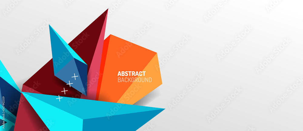 Trendy simple triangle abstract background, dynamic motion concept. Vector Illustration For Wallpaper, Banner, Background, Card, Book Illustration, landing page