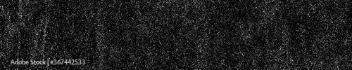 White Grainy Texture On Black. Panoramic Background. Wide Horizontal Long Banner For Site. Dust Overlay. Light Coloured Noise Granules. Snow Vector Elements. Illustration, EPS 10. © sergio34