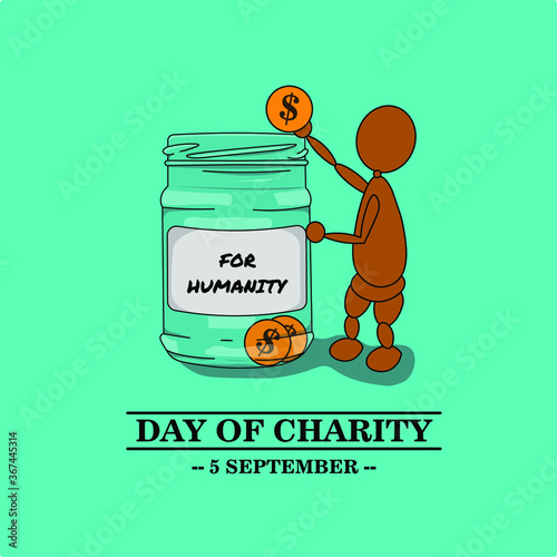 international day of charity illustration