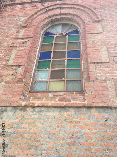 window in a brick wall costa rica