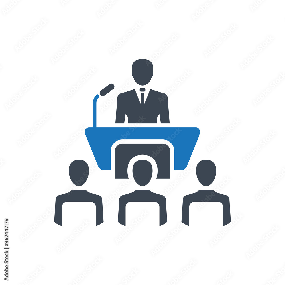 Business conferance icon ( vector illustration )