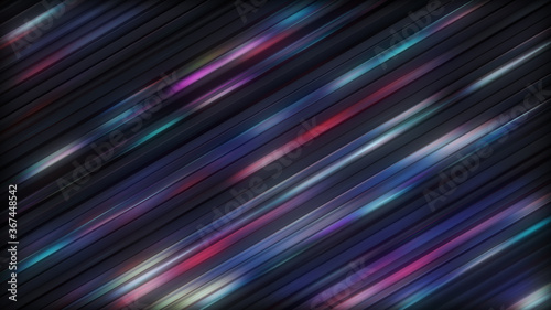 Blurred diagonal flashing s...