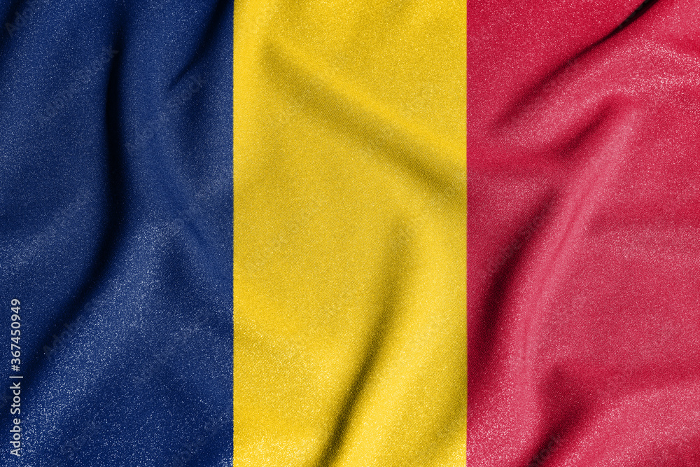 National flag of the CHAD. The main symbol of an independent country. Flag of CHAD. An attribute of the large size of a democratic state. National flag of the CHAD. The main symbol of an independent country. Flag of CHAD. An attribute of the large size of a democratic state.