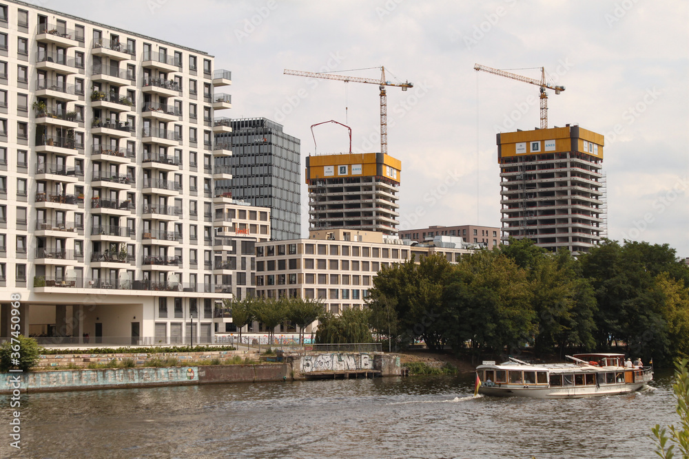 Berlin 2020; Eine neue Skyline entsteht an der East Side Gallery