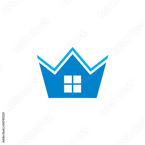real estate logo , king home logo