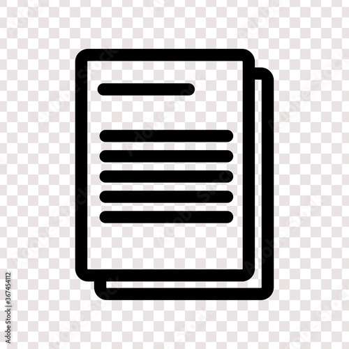 Document vector icon
