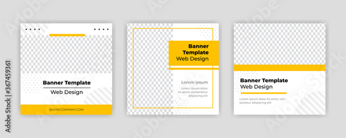 Modern Social Media banner template can be edited. Anyone can use this design easily. Promotional web banners for social media. Elegant sale and discount promo - Vector.