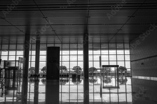 Reflection of Singapore Changi Airport T2