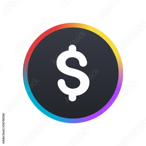 Dollar -  Push Button