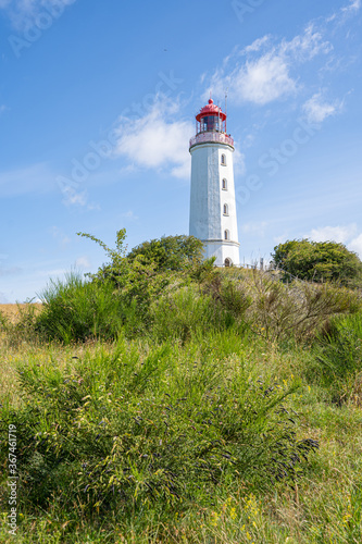 Leuchtturm Dornbusch auf der Insel Hiddensee an der Ostsee © rosifan19