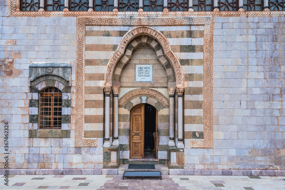 Fototapeta premium Church in Maronite Order Monastery of Qozhaya deticated to St Antohny the Great, located in Qadisha Valley in Lebanon