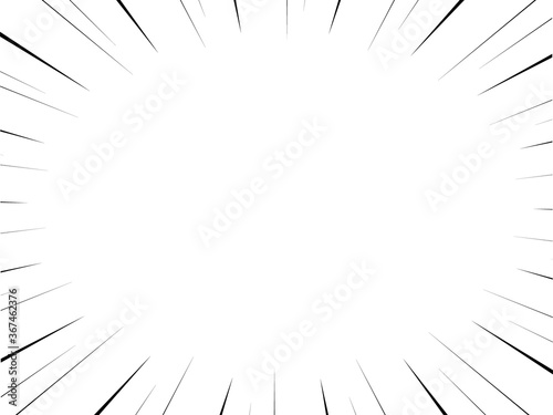 Concentrated line background illustration material