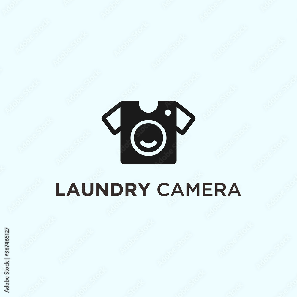 photo laundry logo. shirt icon photo laundry logo. shirt icon