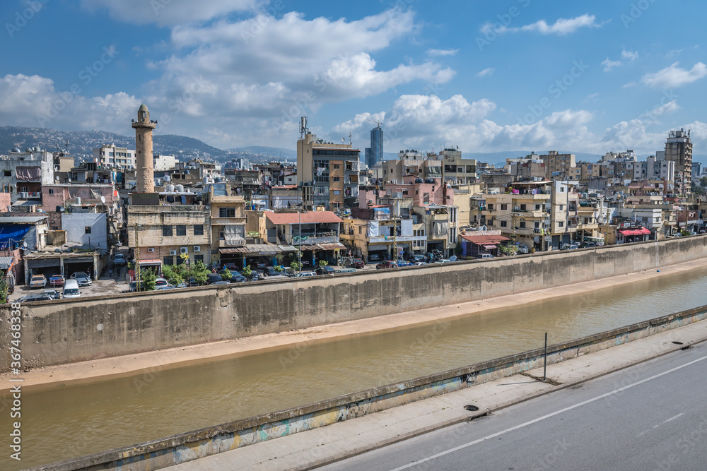 View on the Sin el Fil, suburbs of Beirut, capital of Lebanon