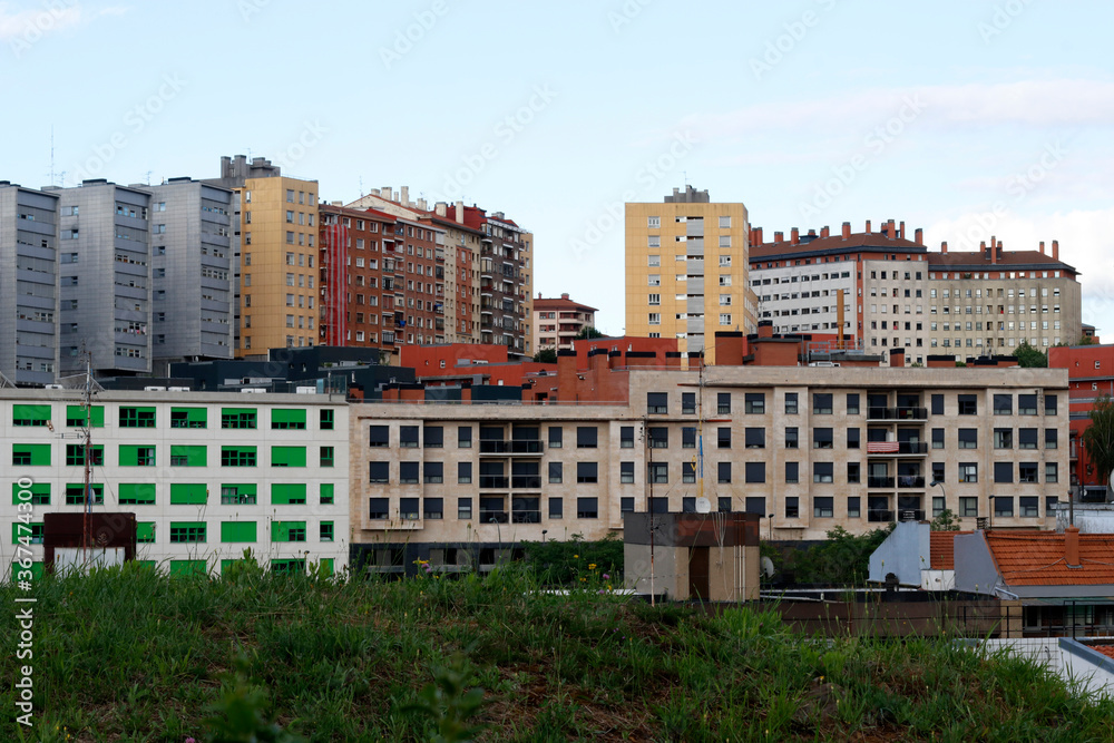 Cityscape in a neoghborhood of Bilbao