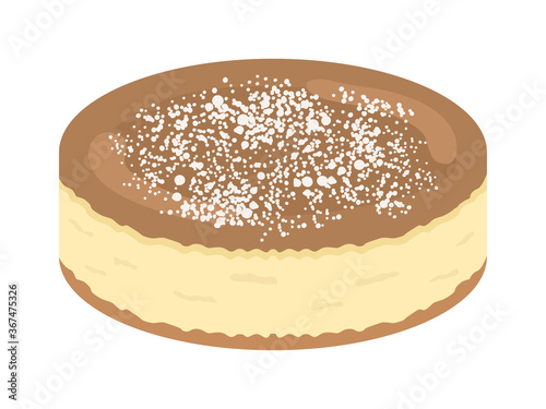チーズケーキのイラスト