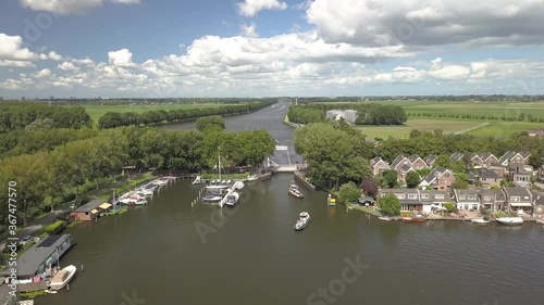 Bridge at Amsterdam Rhine Canal near Nigtevecht photo