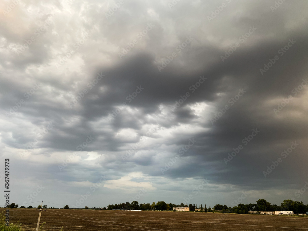 Fototapeta premium sky in clouds before rain