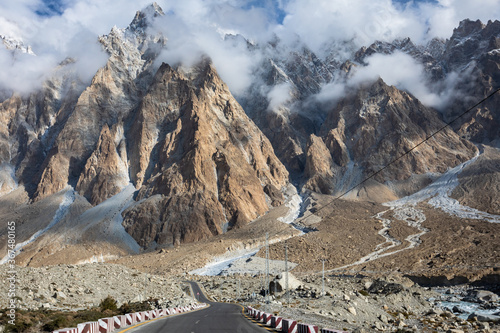 Passu cones Karakoram Highway Northern Pakistan