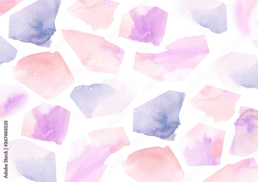 宝石のような キラキラした 可愛らしい水彩背景 Stock Vector Adobe Stock